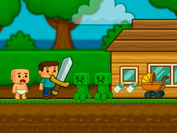 Baby Noob: Steve's Rescue Mission - Save the Little Explorer! online game thumbnail