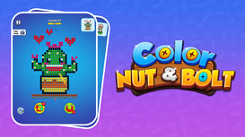 Color Nuts & Bolts Puzzle ：Match colors, unlock art – screw around with the best puzzle on the web! online game thumbnail