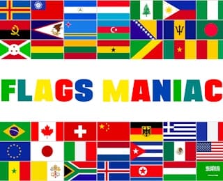Flags Maniac Math Challenge online game thumbnail