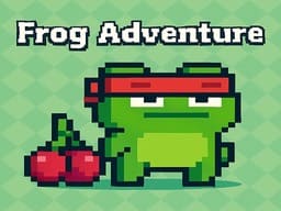 Frog Adventure: Pixel Ninja Leap online game thumbnail