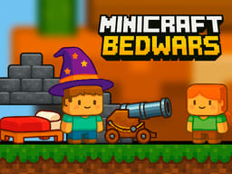 Minicraft BedWars - Protect Your Bed, Destroy Theirs! online game thumbnail