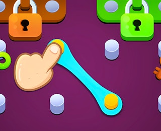 Move The Rubber Bands Logic Puzzle online game thumbnail